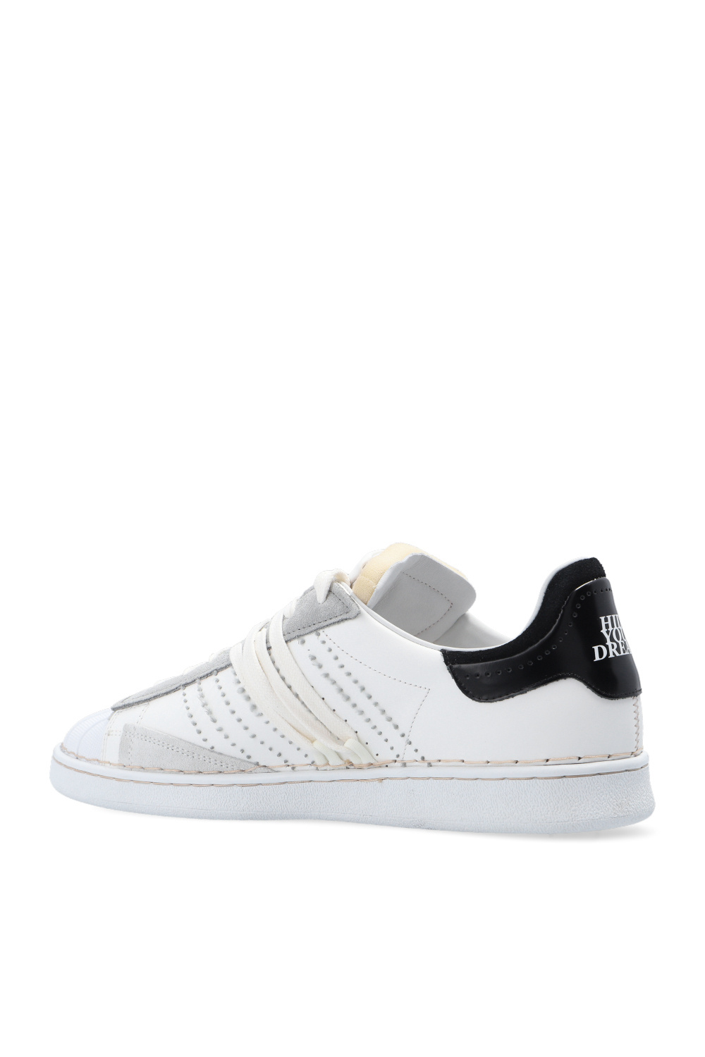 Stripeless adidas superstar top grey